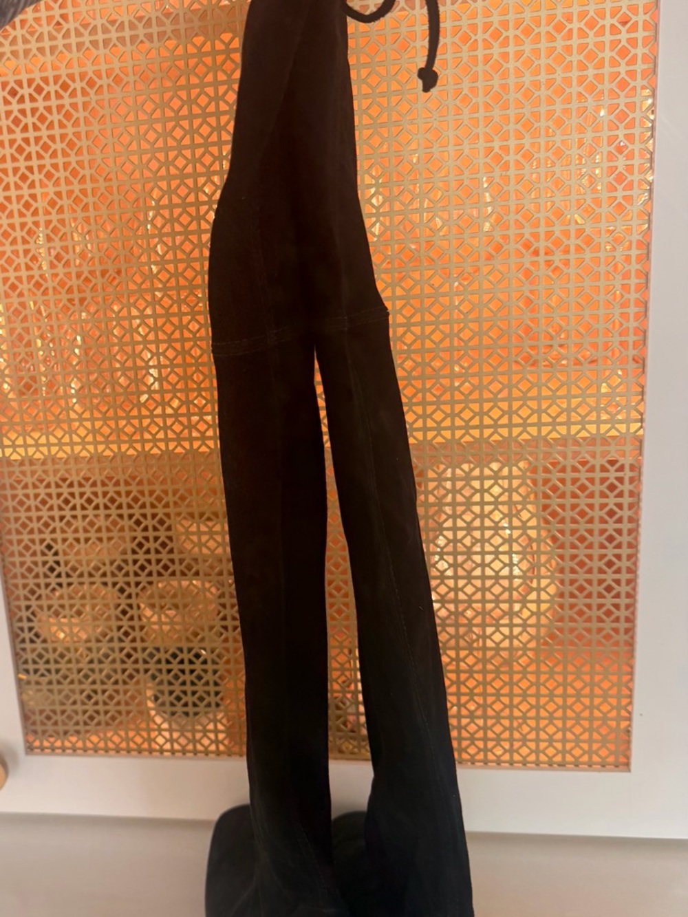 Stuart Weitzman Charolet Lucite Suede Over The Knee Thigh High Boots!EUC size 9! - Picture 3 of 7